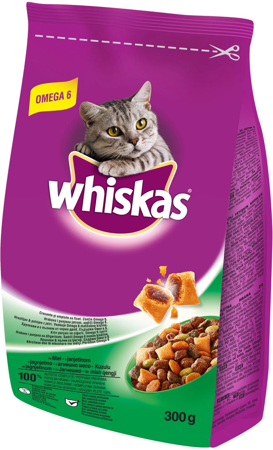 Whiskas Суха храна за котки с агнешко месо store.bg