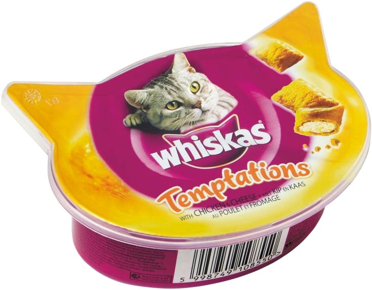 Whiskas Temptations with Chicken & Cheese -            1  -   60 g - 