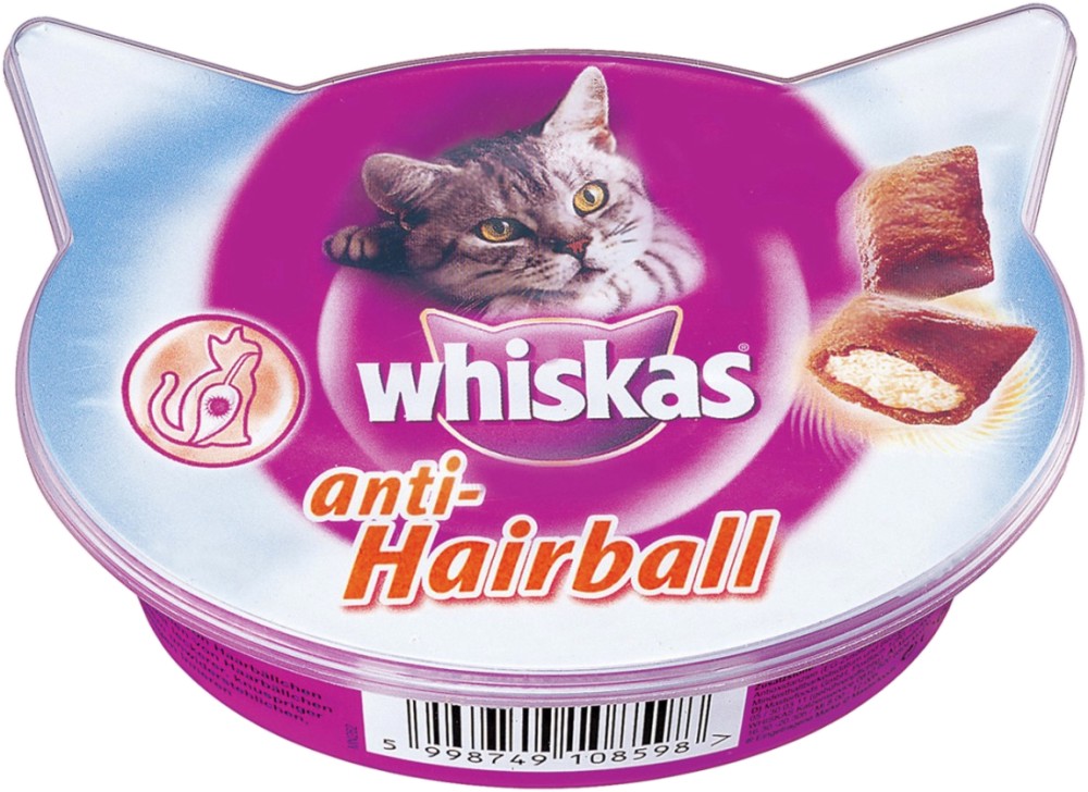 Whiskas Anti-Hairball -            1  -   60 g - 