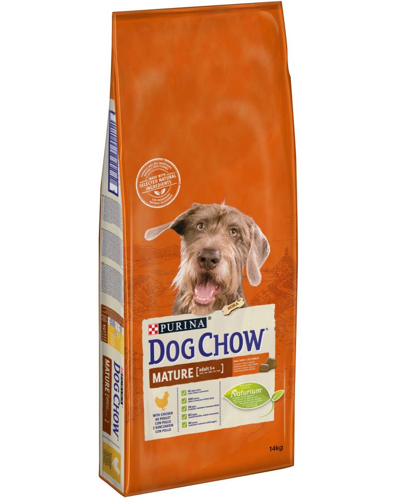 Dog Chow with Chicken Mature Adult 5+ Years -            5  -   14 kg - 