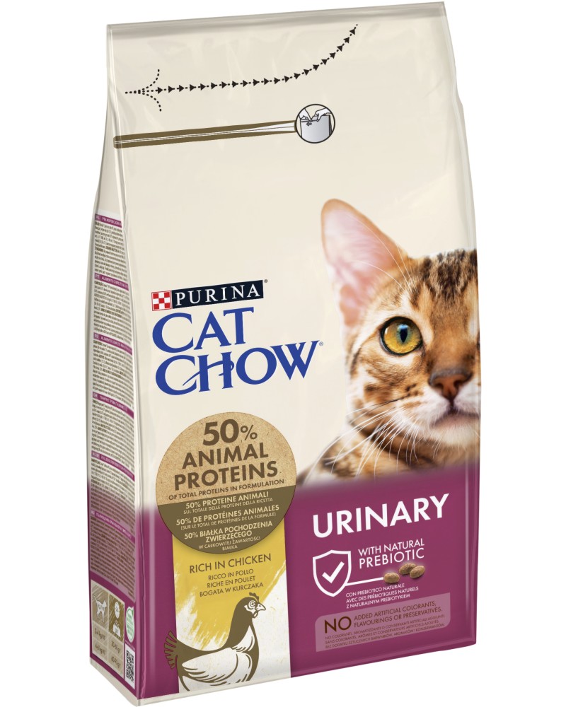 Cat Chow Urinary Track Health Adult with Chicken -            1  -   1.5 kg  15 kg - 