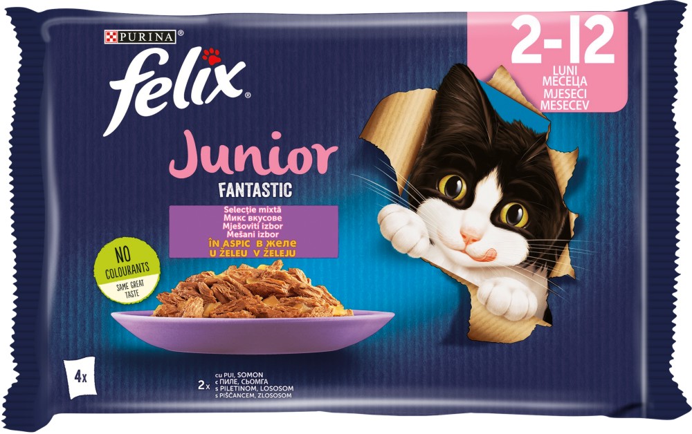    Felix Fantastic Junior - 4 x 85 g,       ,    2  12  - 