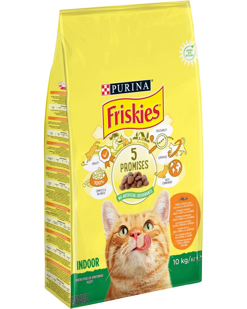      Friskies Indoor Cats - 10 kg,    ,   1  - 