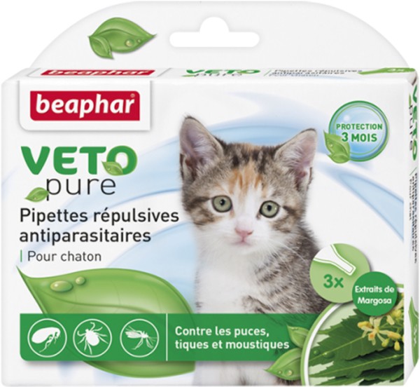   Beaphar Veto Pure Bio Spot On Kitten -   ,    - 