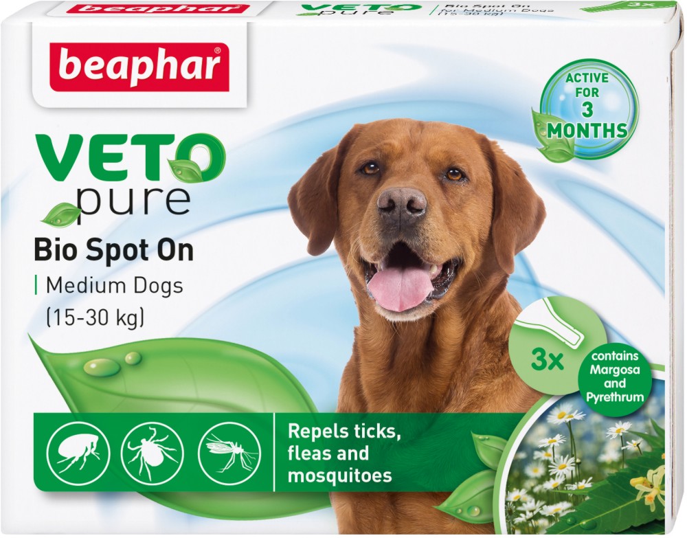        Beaphar Veto Pure Bio Spot On Dog - 3  - 