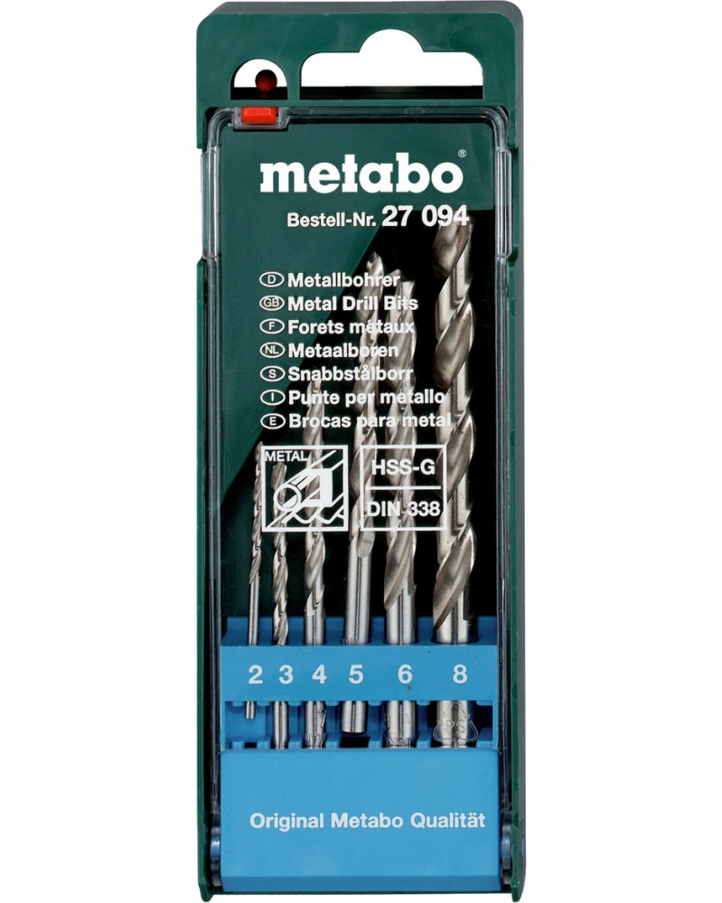     Metabo HSS-G - 6    ∅ 2 - 8 mm - 