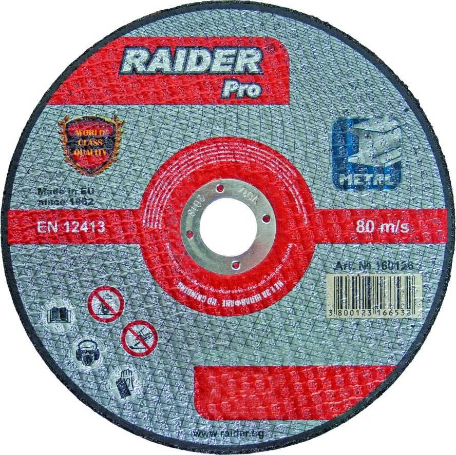    Raider - ∅ 230 / 2 / 22.2 mm   Pro - 