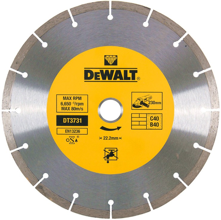      DeWalt - ∅ 230 / 2.3 / 22.23 mm   Diamond Edge - 