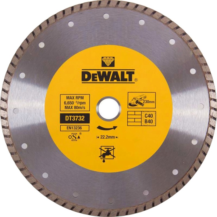      DeWalt - ∅ 230 / 2.6 / 22.23 mm   Diamond Edge - 