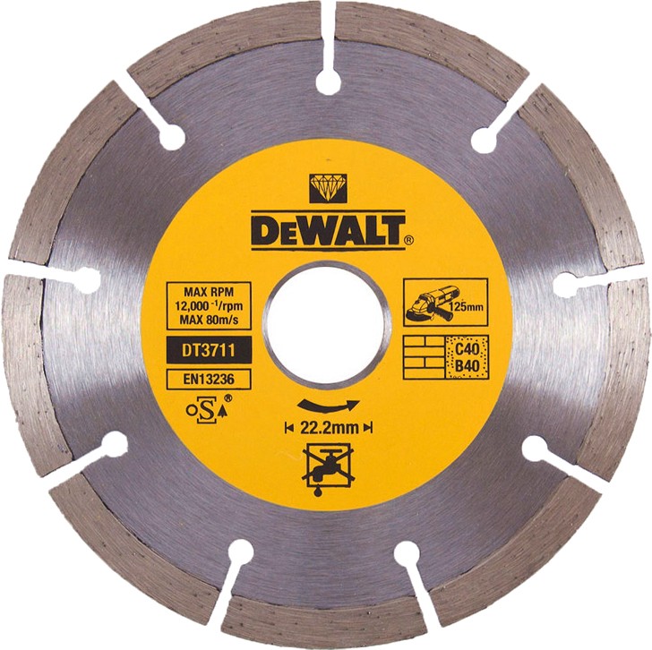      DeWalt - ∅ 125 / 1.8 / 22.23 mm   Diamond Edge - 