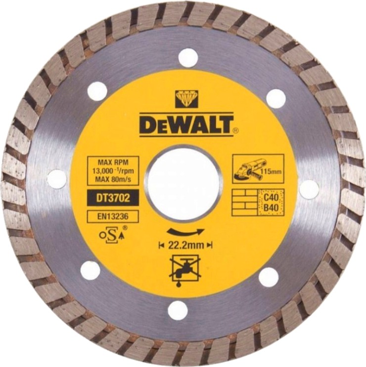      DeWalt - ∅ 115 / 2.1 / 22.23 mm   Diamond Edge - 