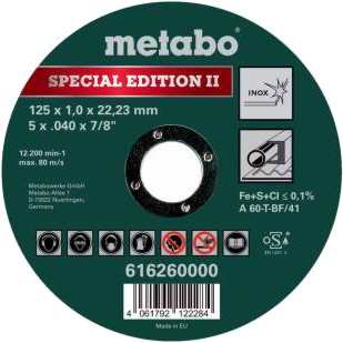    Metabo Inox TF 41 - ∅ 125 / 1 / 22.2 mm - 
