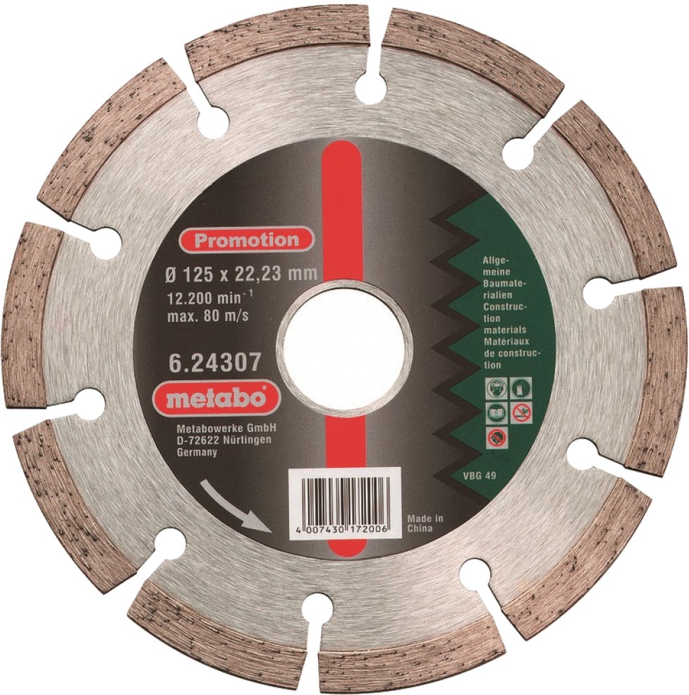       Metabo - ∅ 125 / 2 / 22.22 mm - 