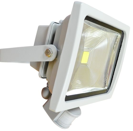 LED прожектор със сензор за движение - 30 W Multi-chip - store.bg