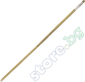 Дървена дръжка за инструменти ∅ 2.2 cm - 120 cm с права резба - 
