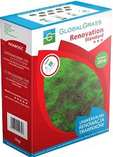 Тревна смеска Global Grass - 1 kg за възстановяване на тревни килими - 