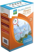 Тревна смеска с цветя Global Grass - 1 kg - 