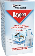 Течен пълнител за електрически изпарител Baygon - Против обикновени и тигрови комари - 