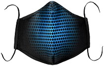 Универсална трислойна маска за многократна употреба - Точки - Комплект с филтър - 