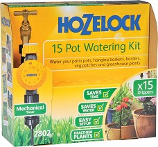 Комплект за капково напояване Hozelock - С механичен таймер - 