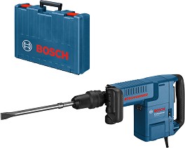 Електрически къртач Bosch GSH 11 E - С куфар и аксесоари - 