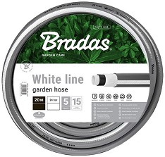 Петслоен градински маркуч ∅ 3/4" Bradas - 20 m от серията "White Line" - 