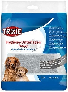 Хигиенни постелки за кучета с активен въглен Trixie - 7 броя с размери 40 x 60 cm - продукт